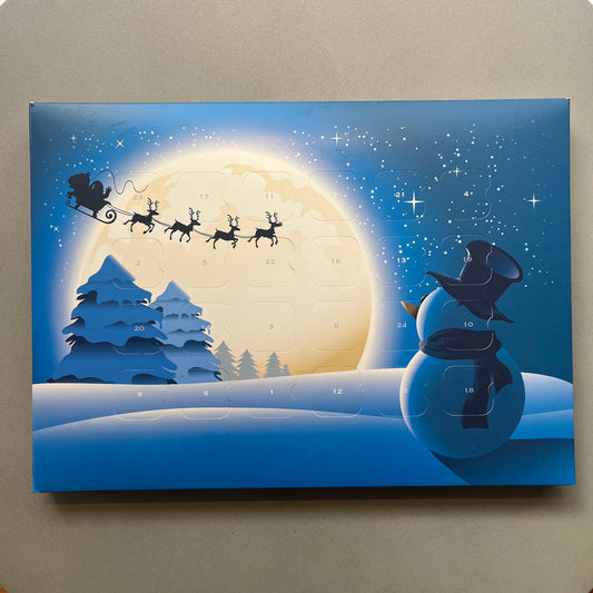 Julekalender - ren mørk chokolade