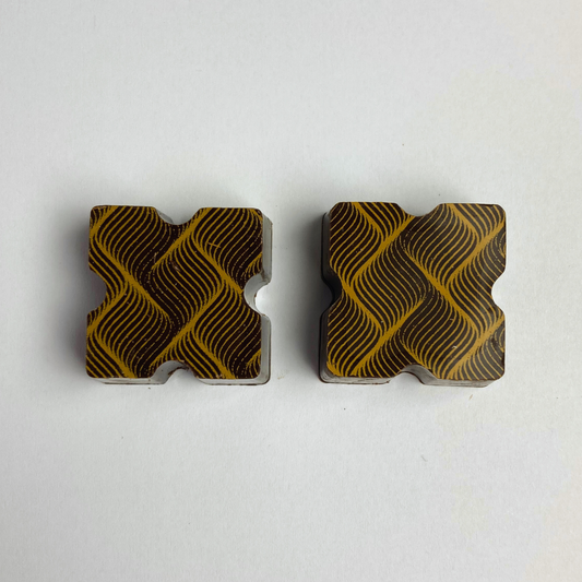 Mørk chokolade med nougattrøffel - 2 stk.