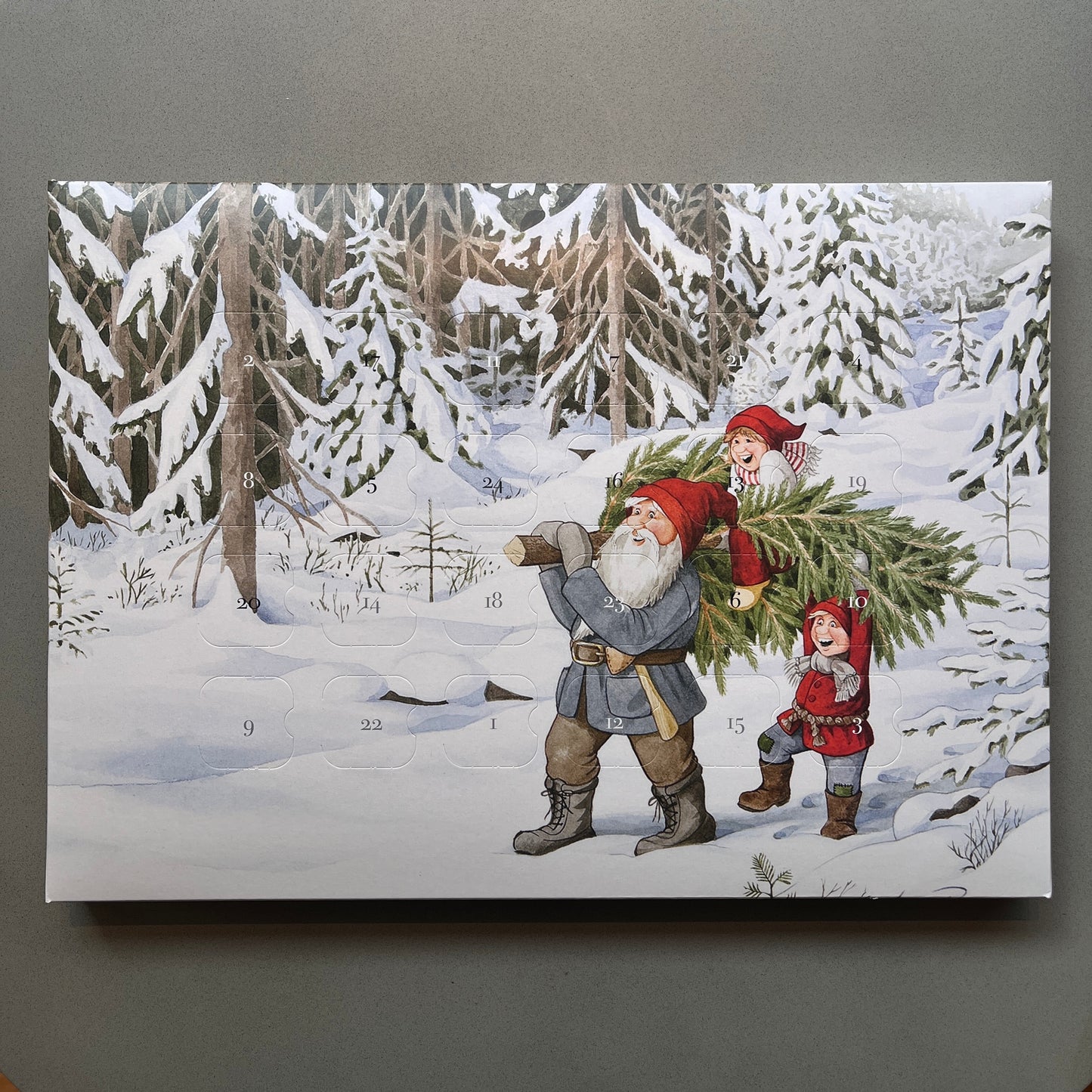 Julekalender - ren lys chokolade