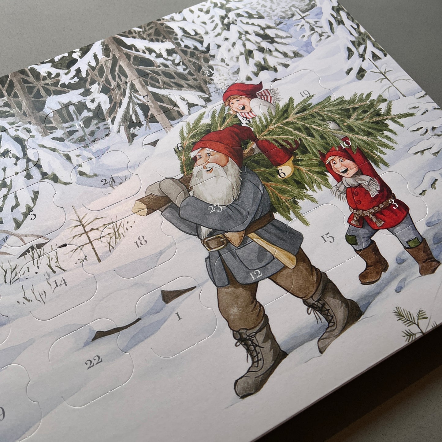 Julekalender - ren lys chokolade
